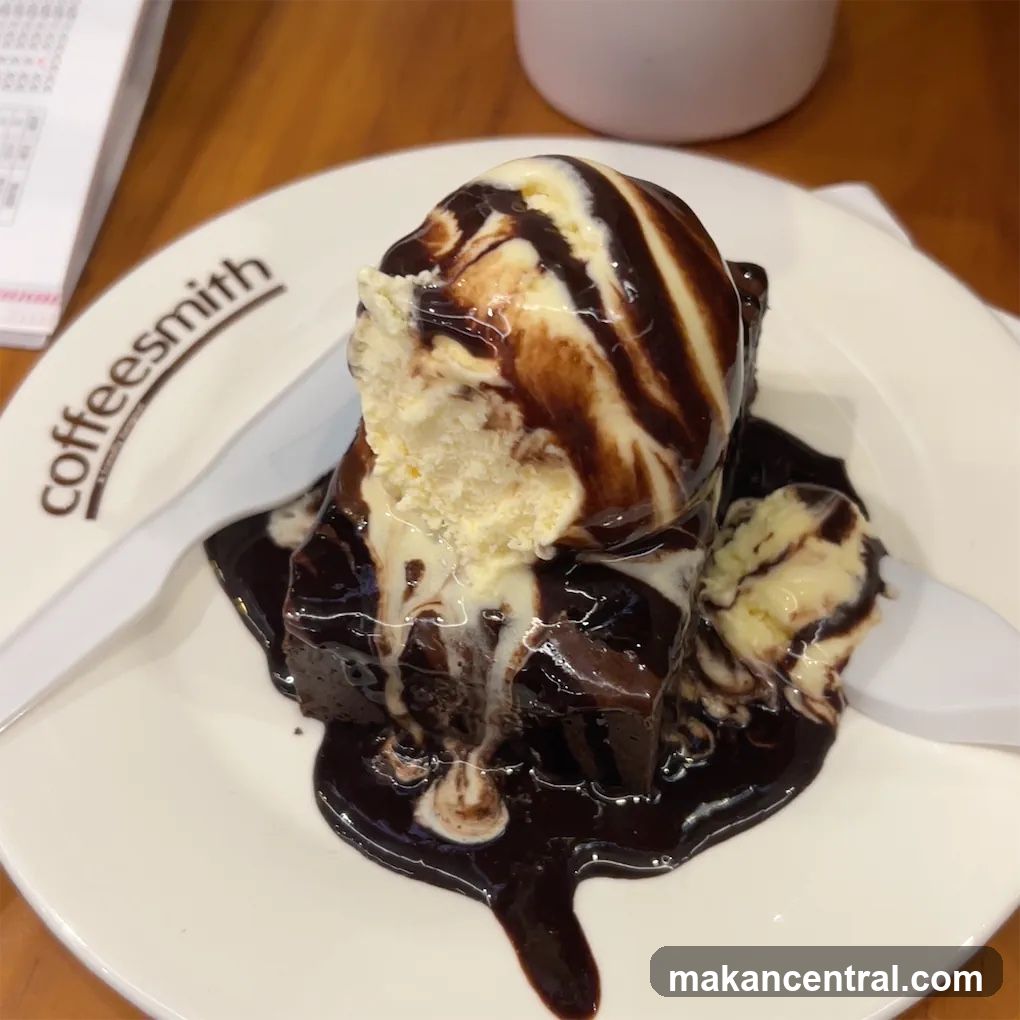 Brownie with Ice Cream