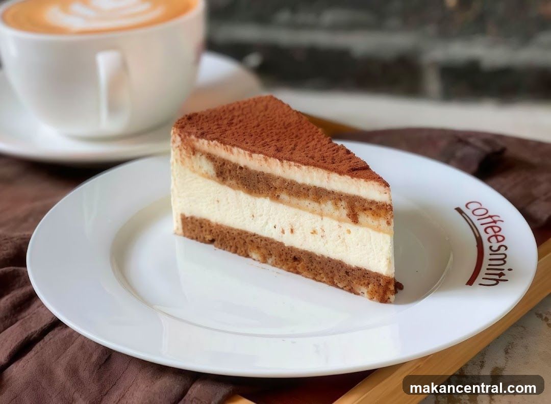 Tiramisu Slice with Coffee
