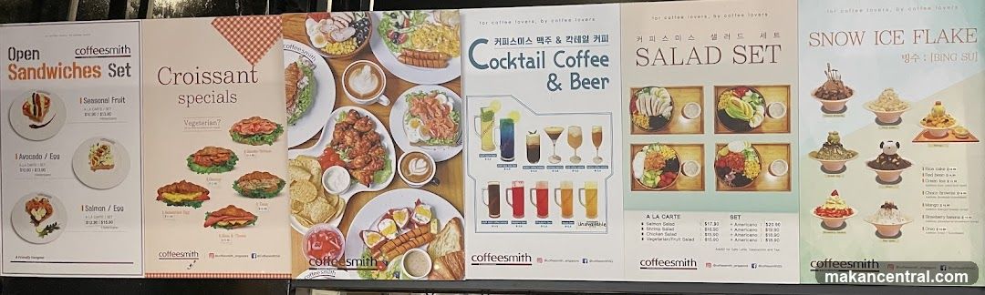 Coffeesmith Menu
