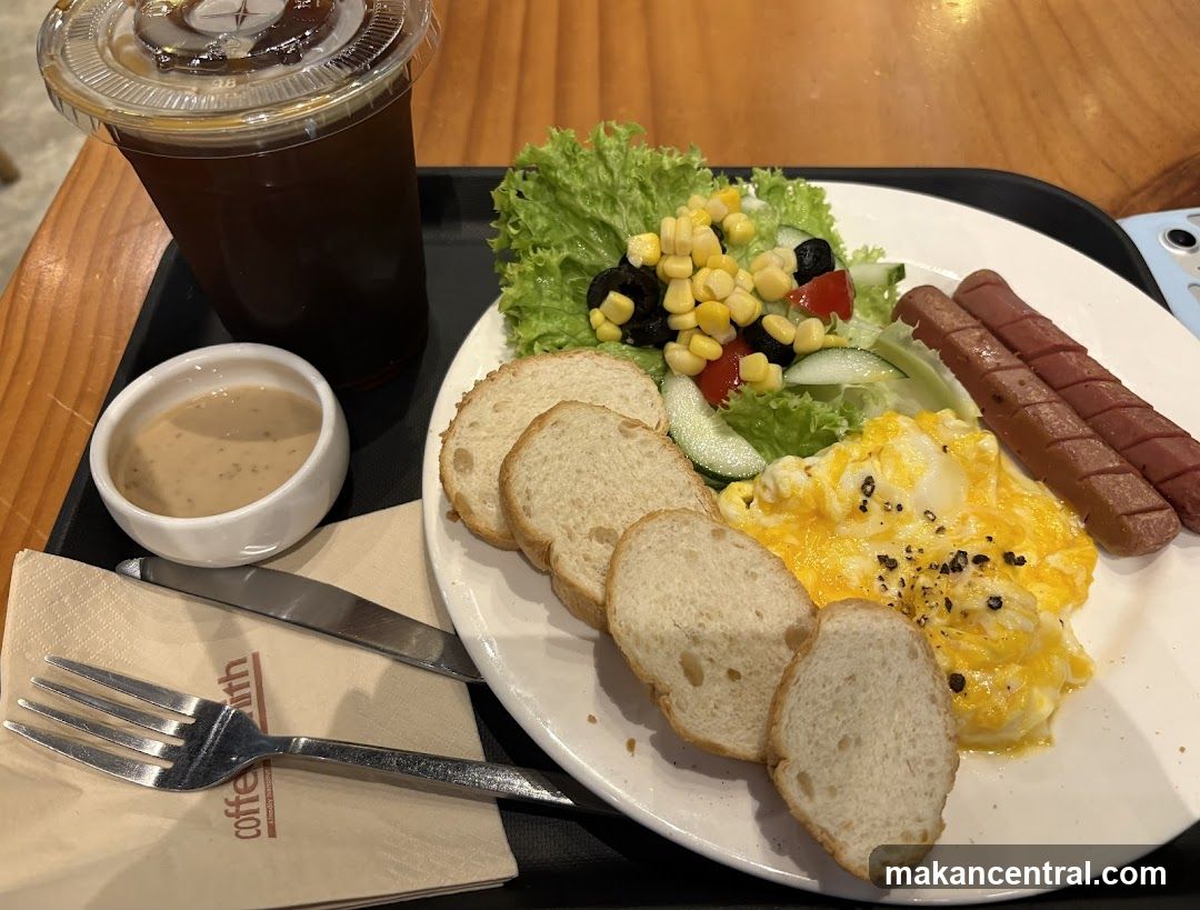 Breakfast Platter with Coffee
