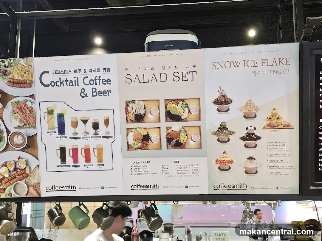 Coffeesmith Menu
