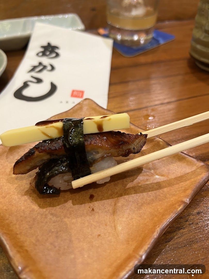 Eel and Cheese Sushi