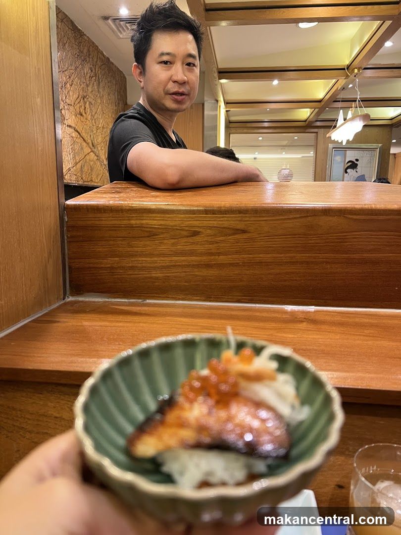 Man at Sushi Bar
