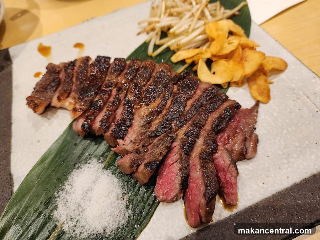 Sliced Steak with Sides