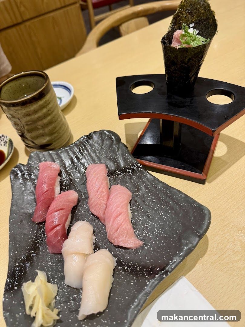 Sushi Platter and Hand Roll