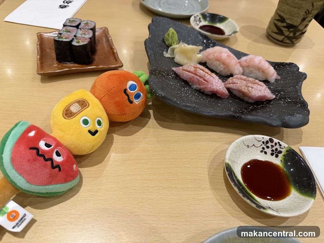 Sushi and Plush Toys