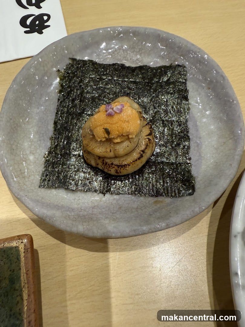 Scallop and Uni Appetizer