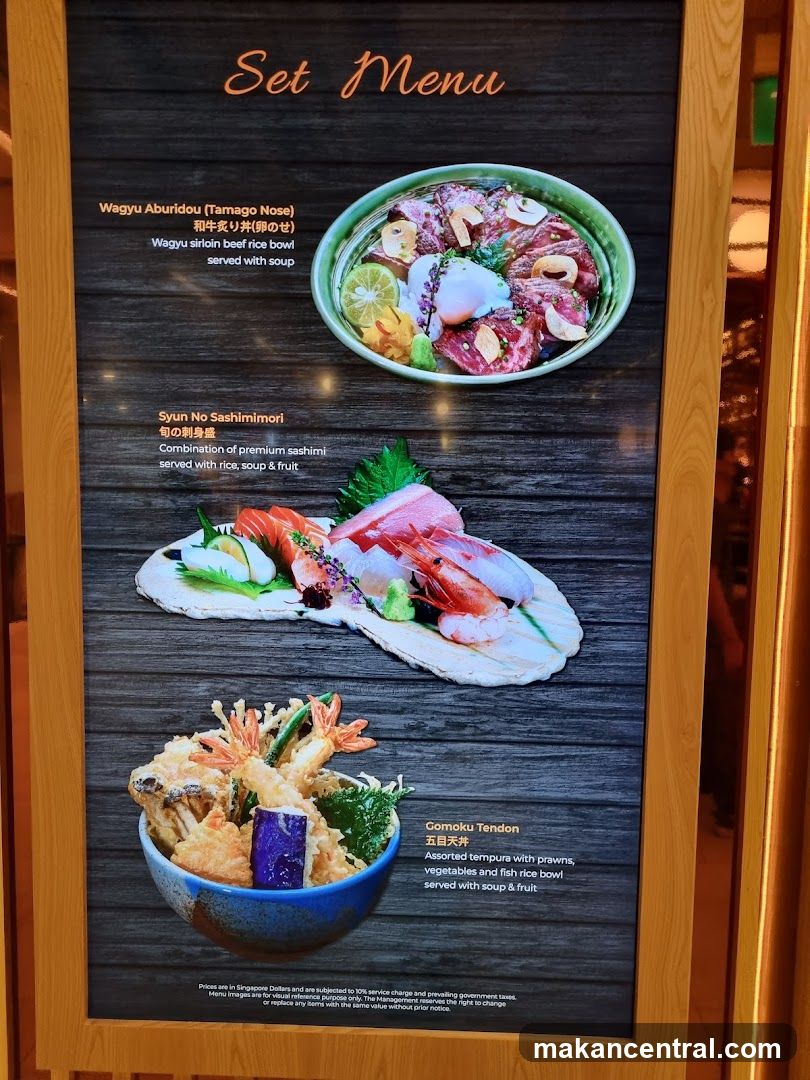 Set Menu