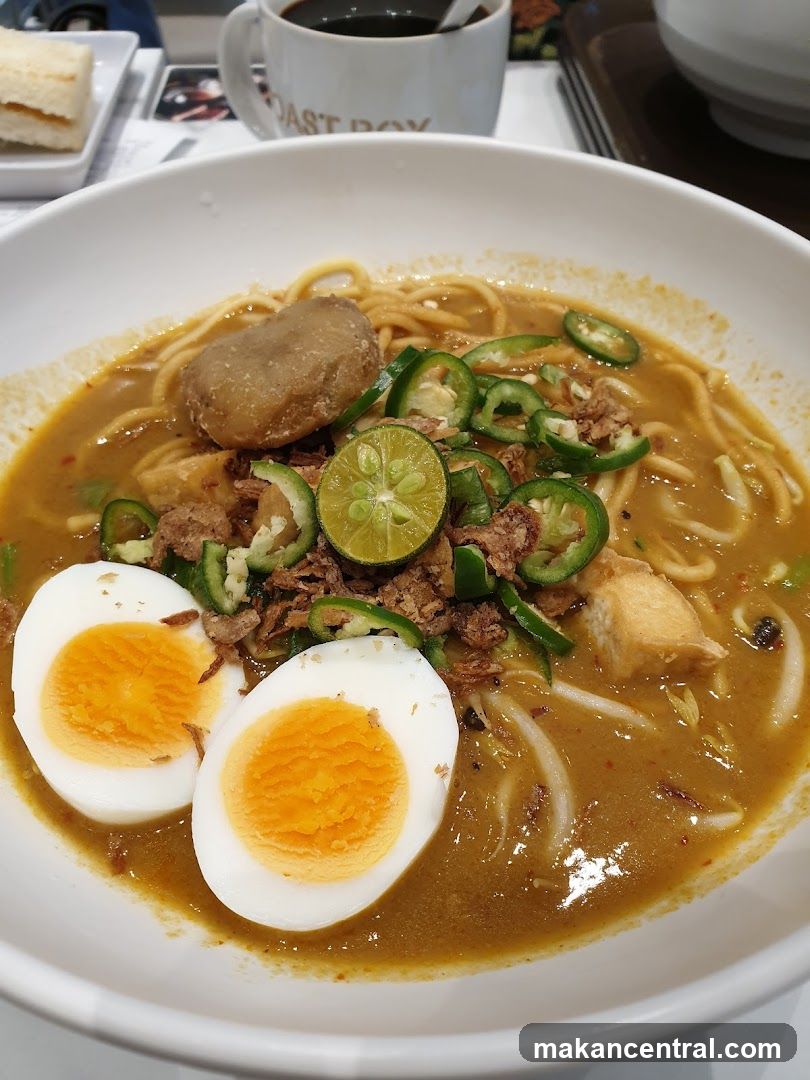 Noodle Soup with Eggs and Lime