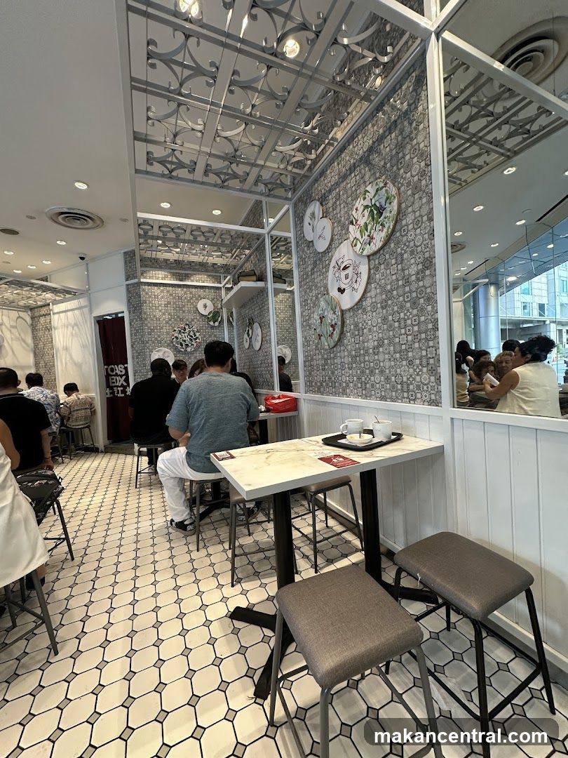Cafe Interior with Patrons