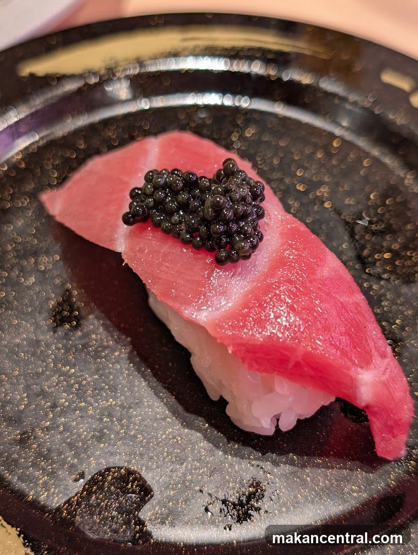 Tuna Nigiri with Caviar