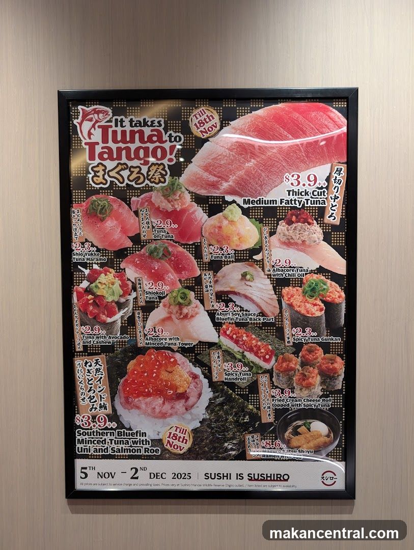 Tuna to Tango! Sushi Promotion