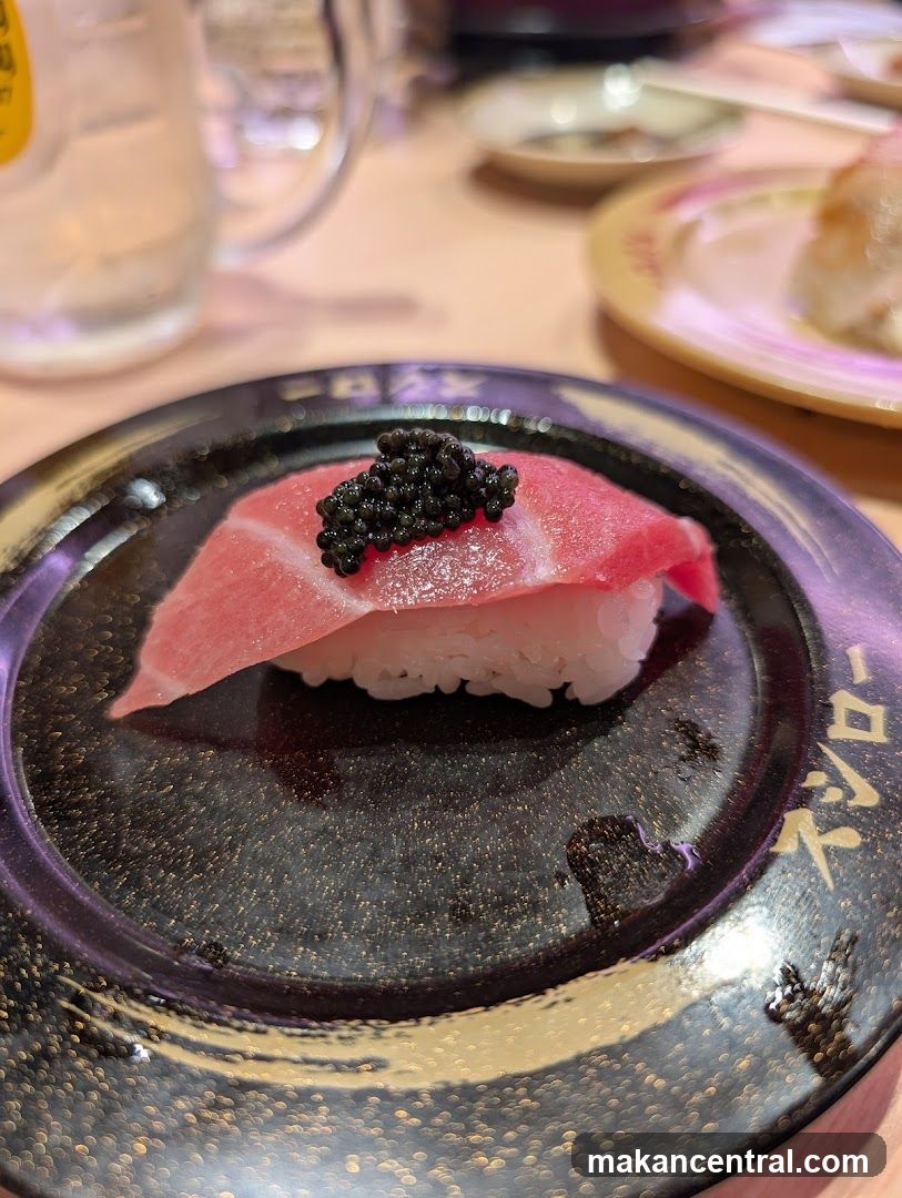 Sushi with Caviar