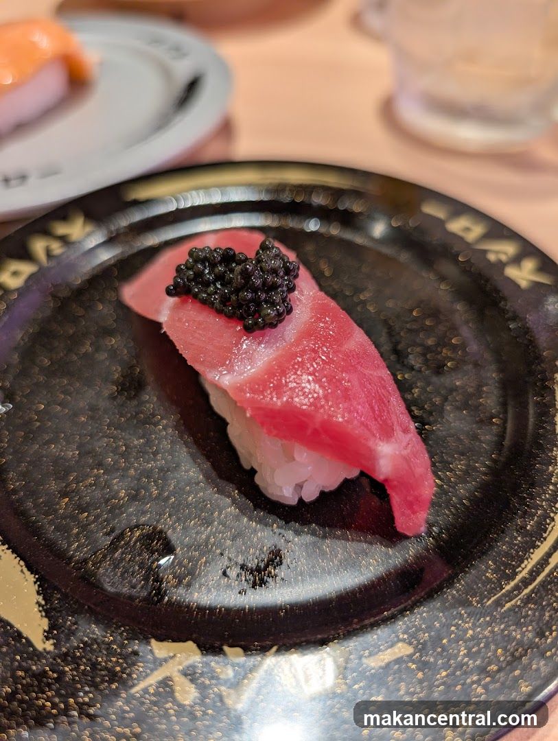 Tuna Nigiri with Caviar