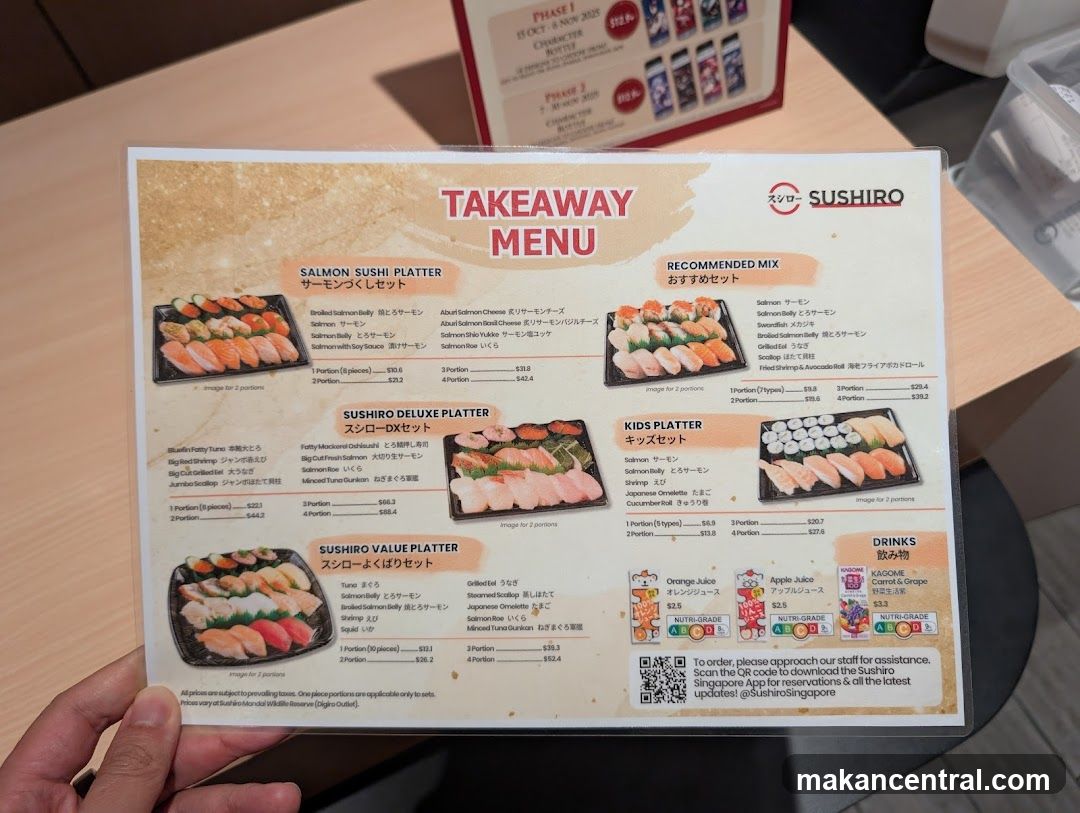 TAKEAWAY MENU