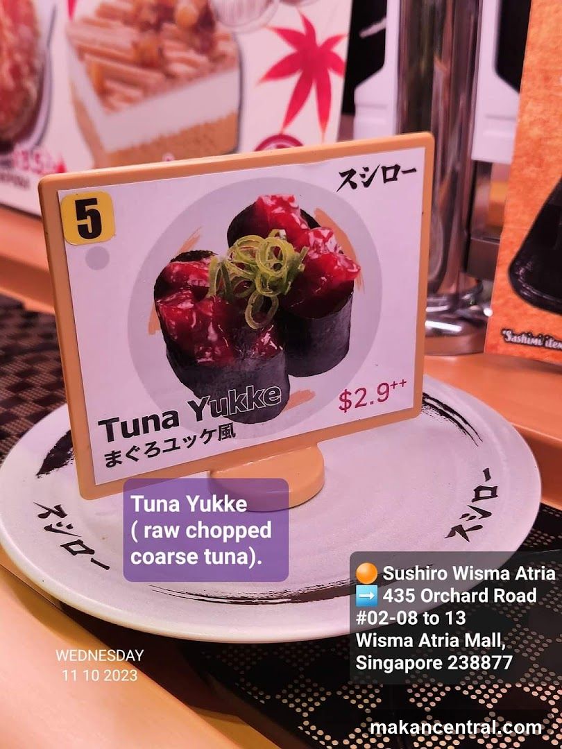 Tuna Yukke Sushi