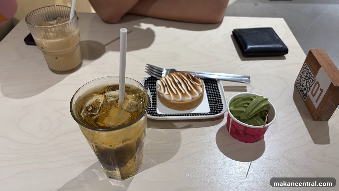 Dessert and Drinks on Table