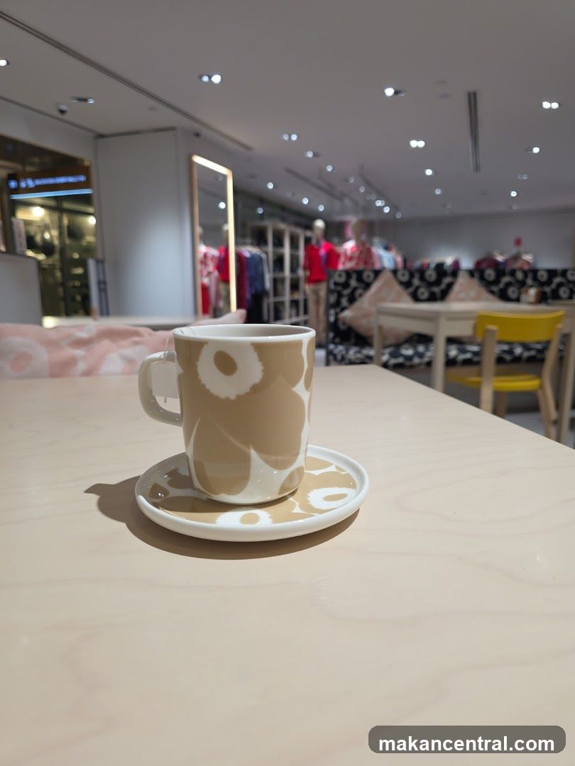Coffee Cup and Saucer on Table