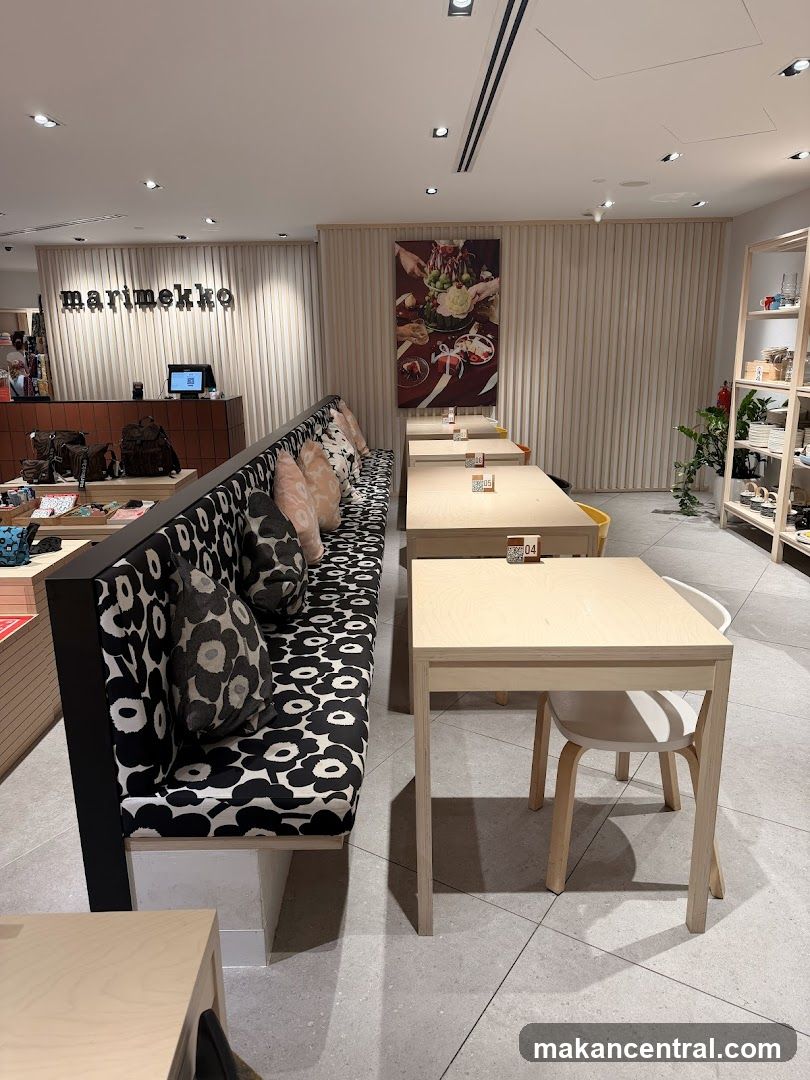 Marimekko Cafe Seating Area