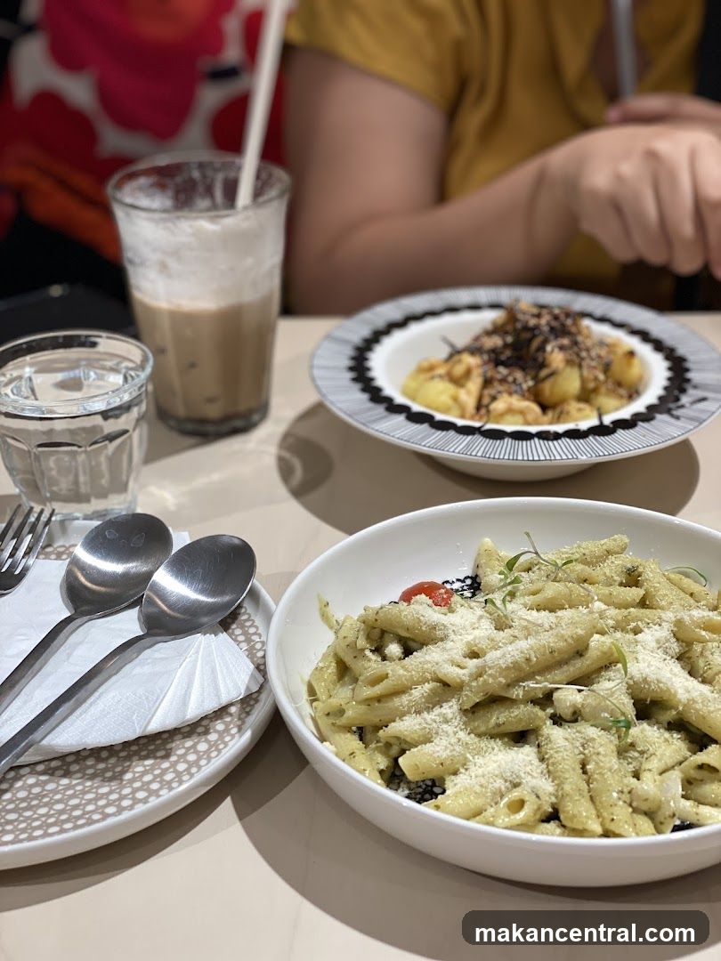 Pasta and Drink