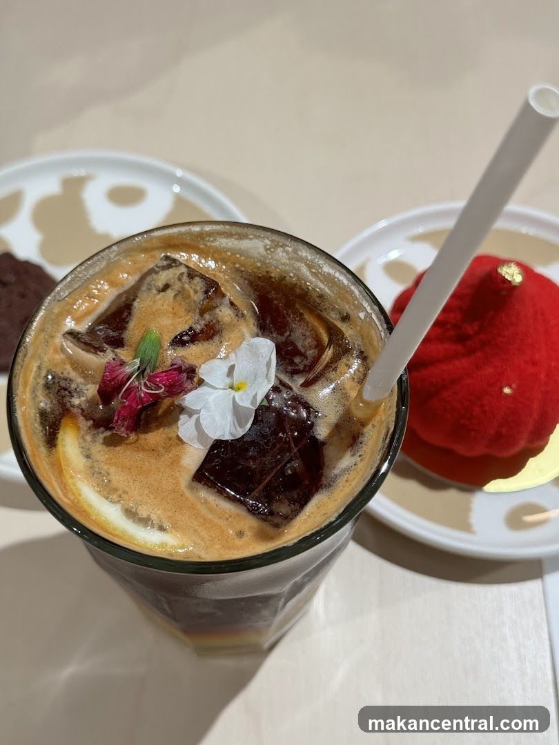 Iced Coffee and Dessert