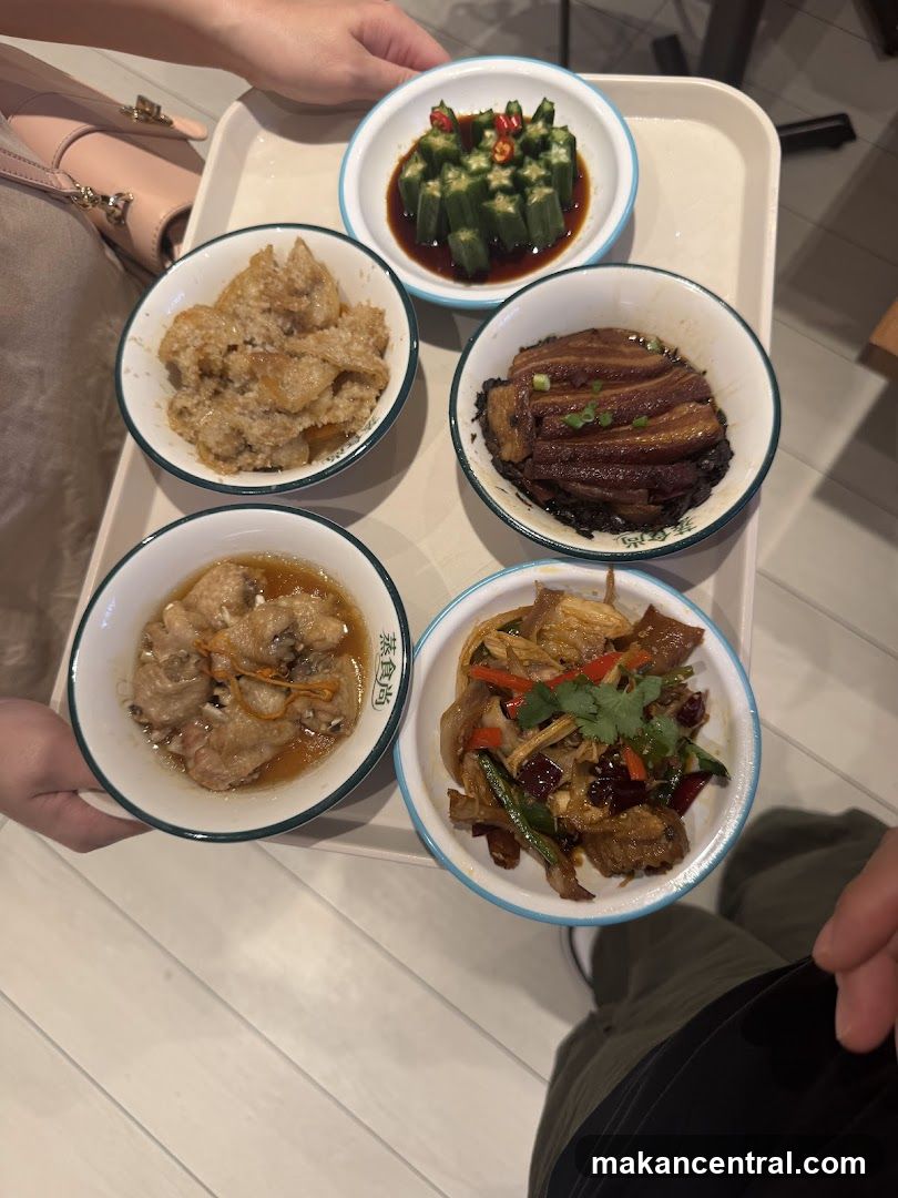 Tray of Chinese Dishes