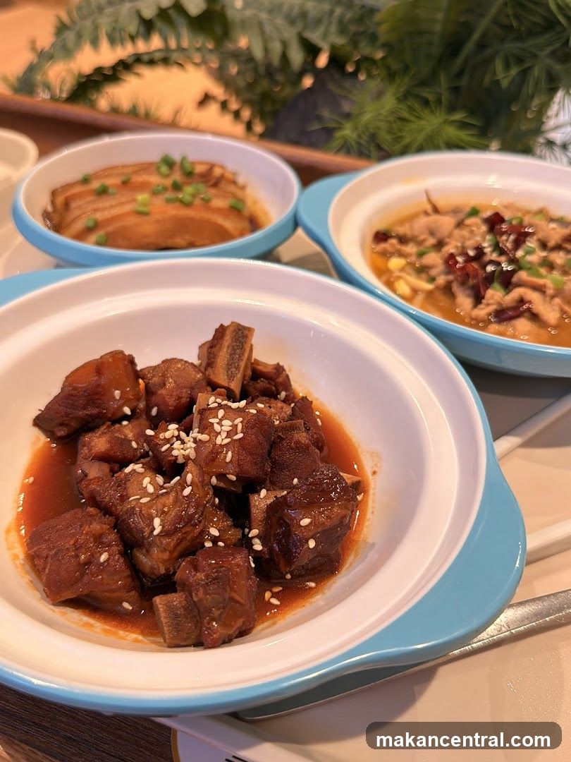 Three Bowls of Braised Meat Dishes