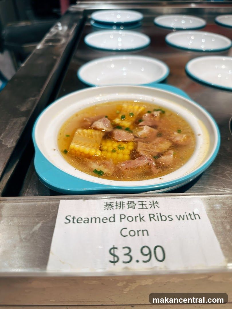 Steamed Pork Ribs with Corn