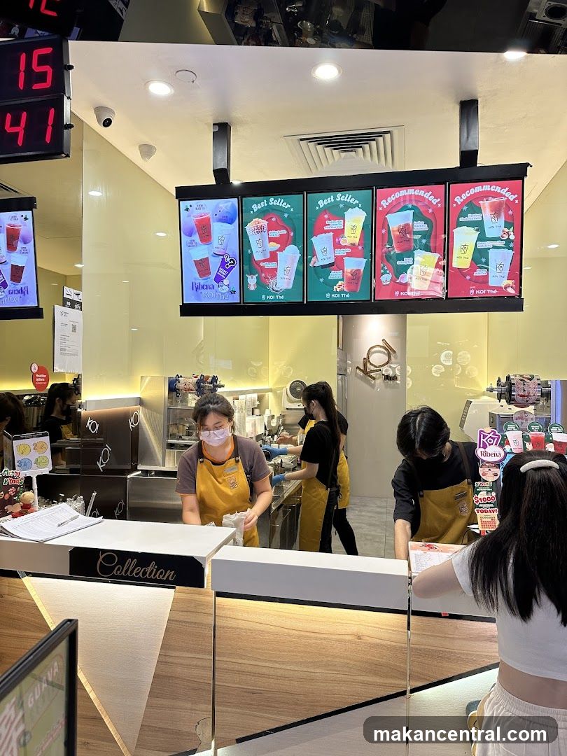 Bubble Tea Shop Counter