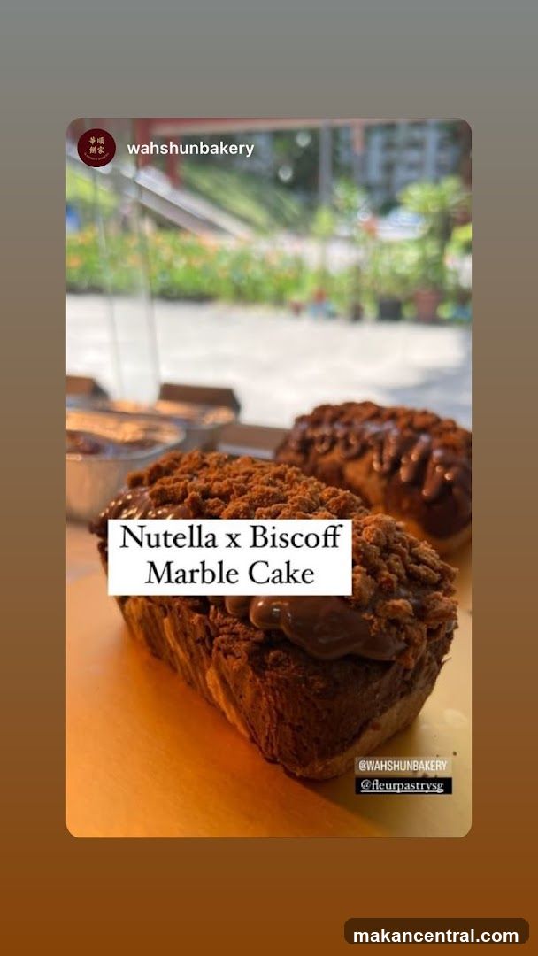 Nutella x Biscoff Marble Cake
