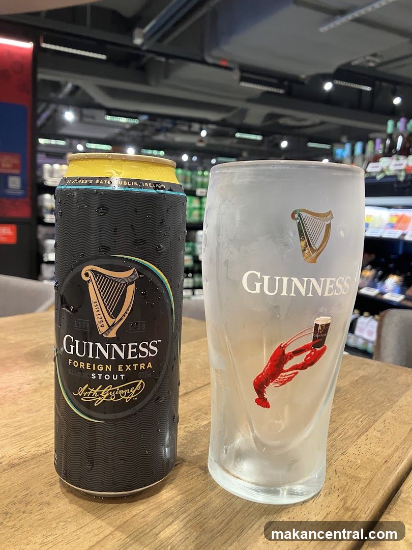 Guinness Can and Glass