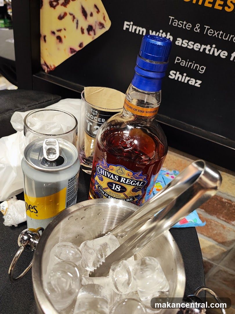 Chivas Regal 18 Year Old with Cheese Pairing