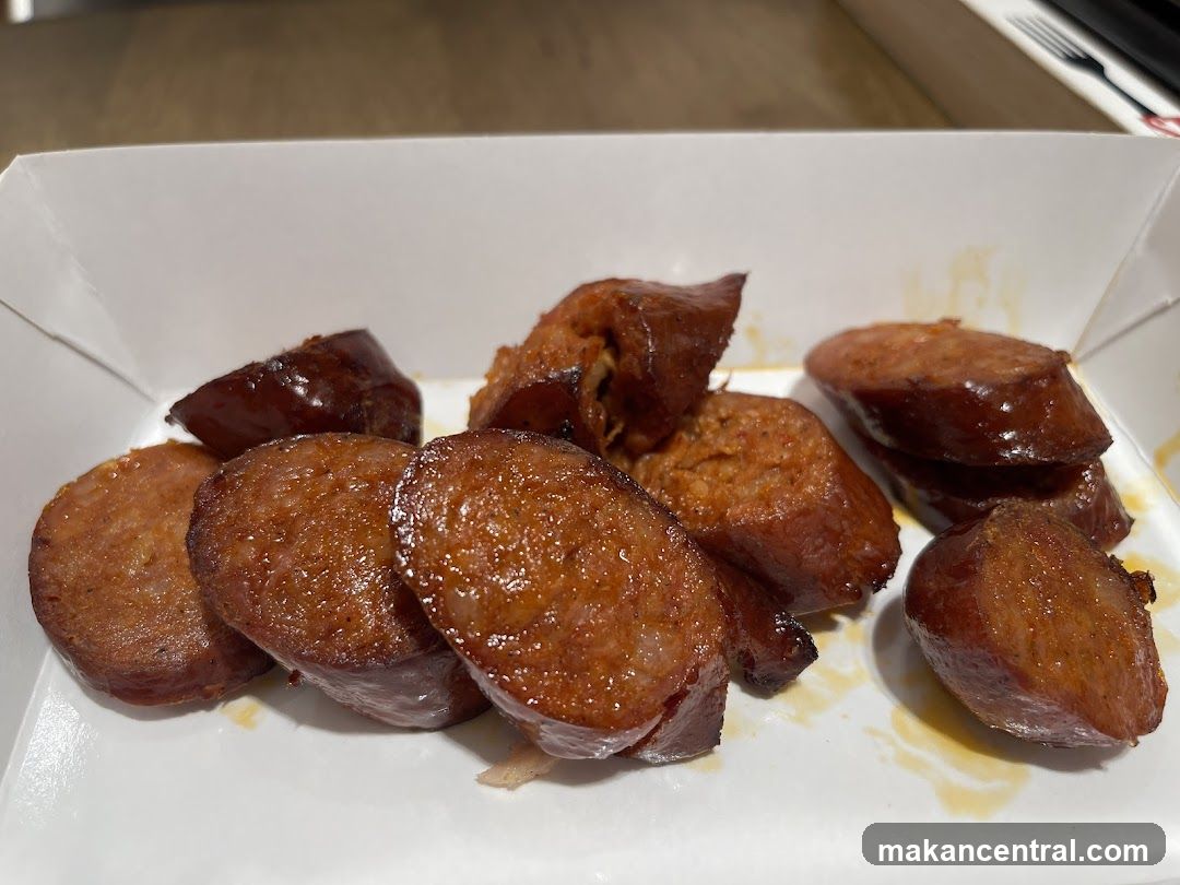 Sliced Sausage in a Container