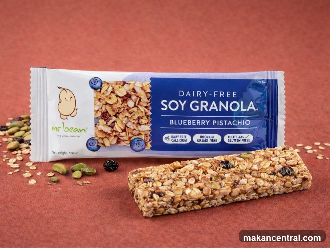 Mr. Bean Blueberry Pistachio Soy Granola Bar