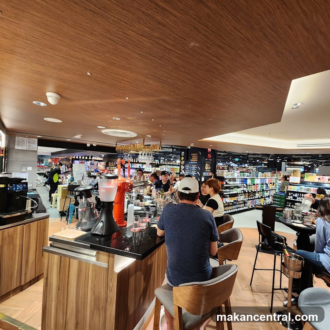 Bar Area in a Supermarket
