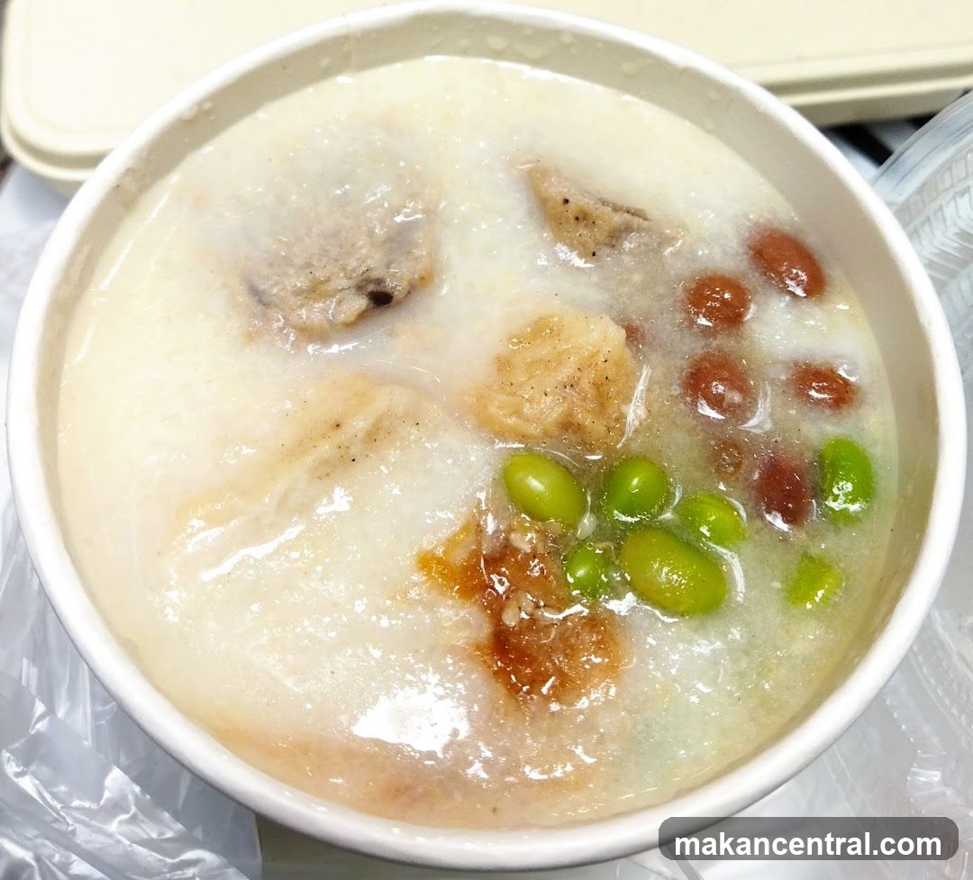 Congee with toppings