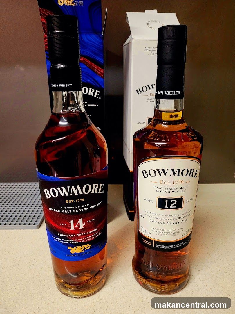 Bowmore Scotch Whisky Bottles