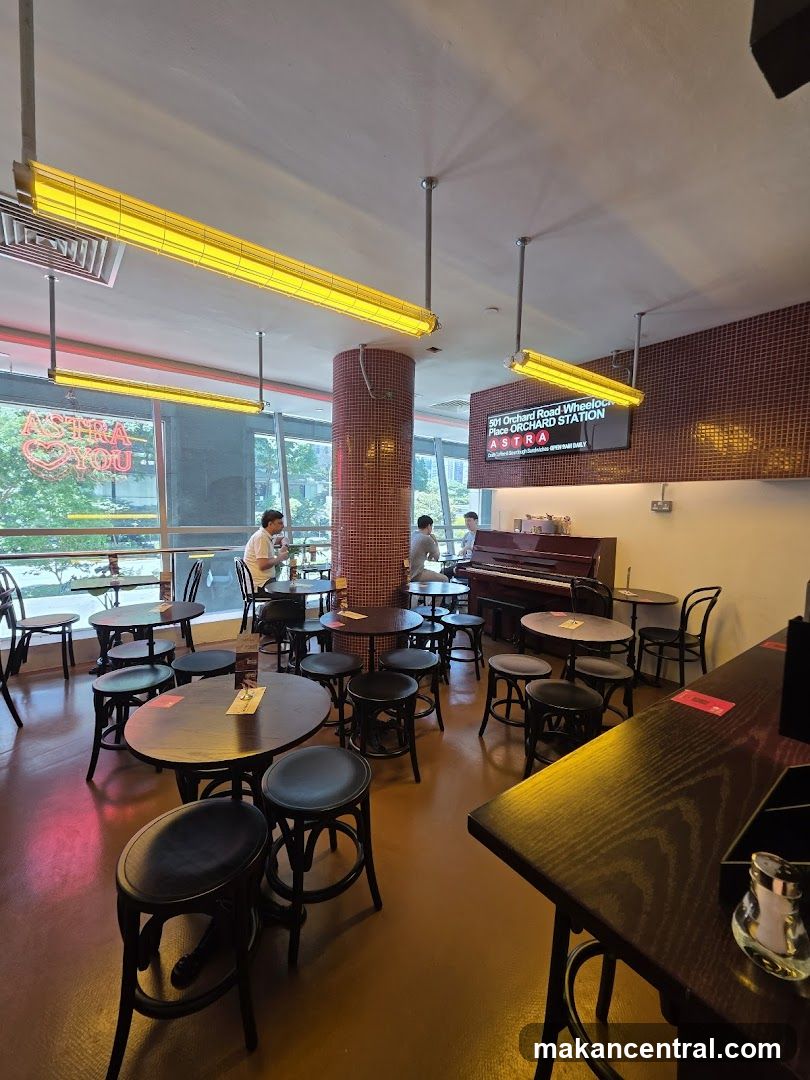 Cafe Interior with Piano