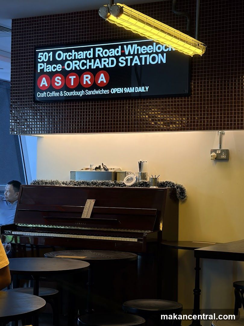 Cafe Interior with Piano