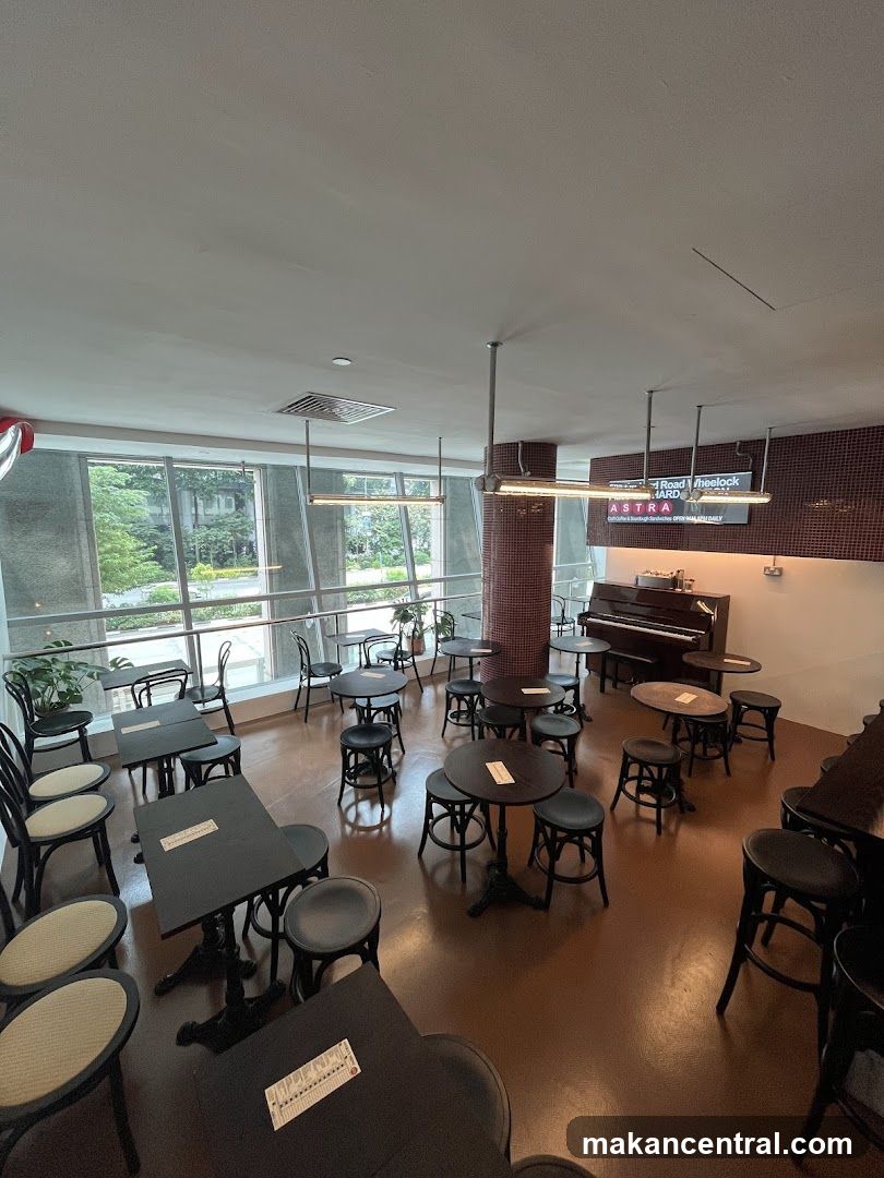 Cafe Interior with Piano
