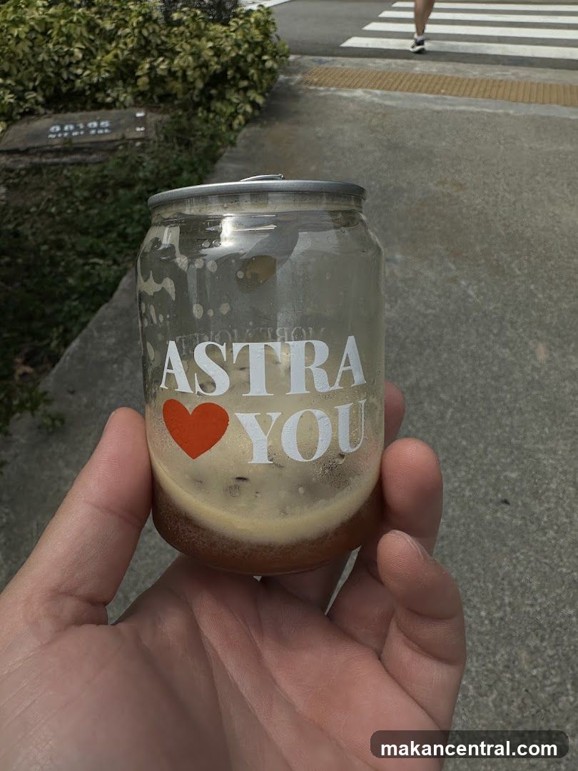 Can with ASTRA YOU logo