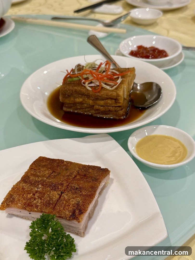 Crispy Pork Belly and Braised Tofu