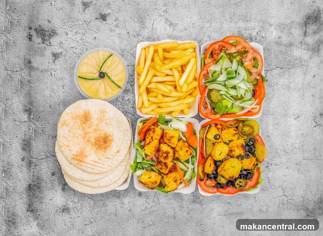 Middle Eastern Food Platter