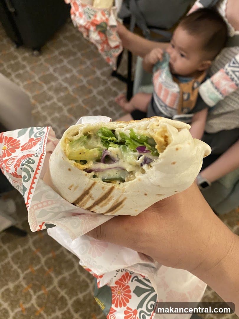 Wrap with Avocado and Lettuce