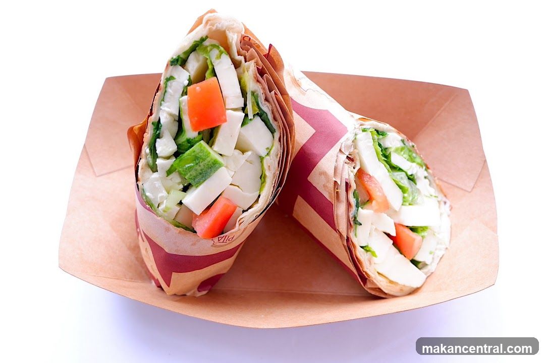 Two Wraps in a Tray
