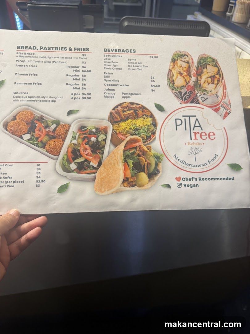 Pita Tree Menu