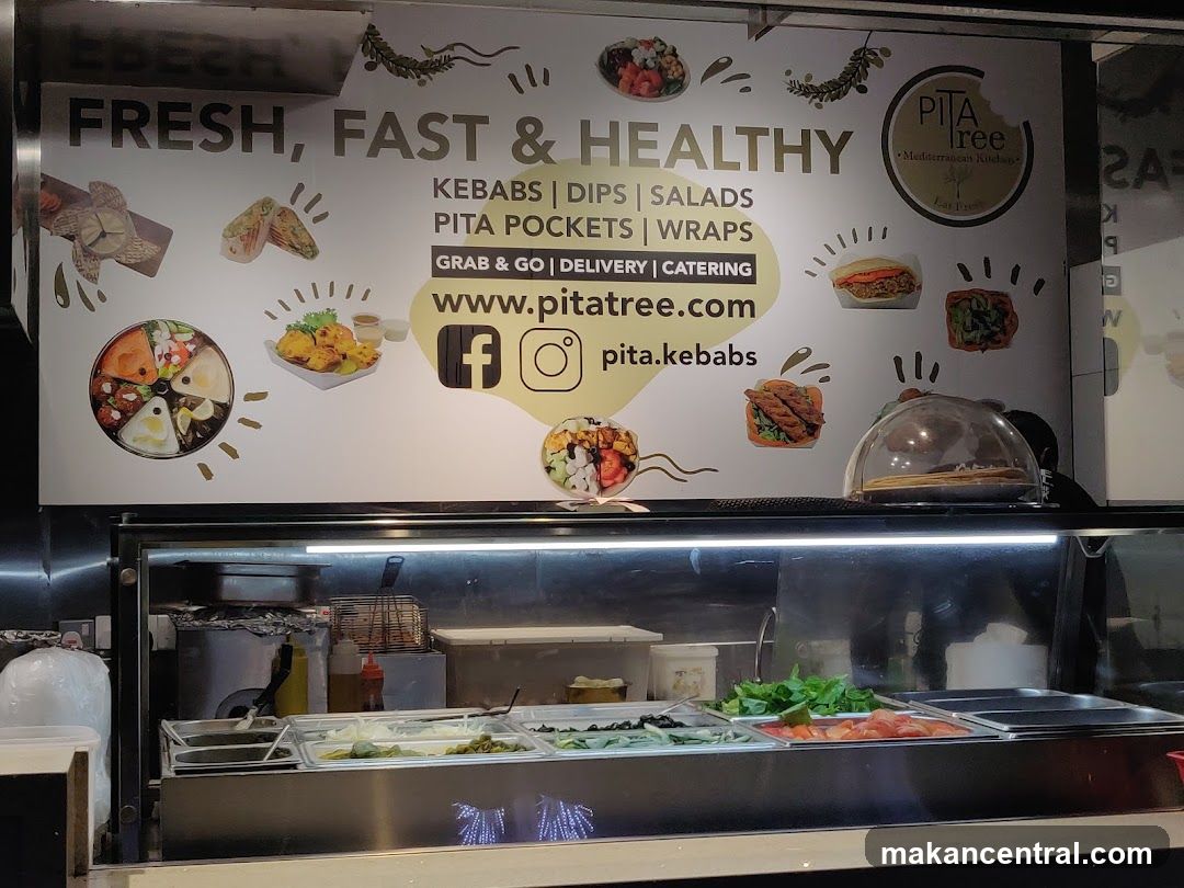 Pita Tree Mediterranean Kitchen Menu Board