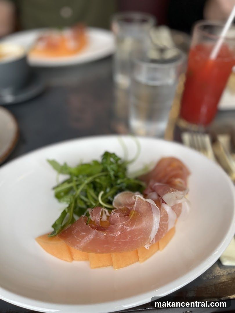 Cantaloupe and Prosciutto Appetizer