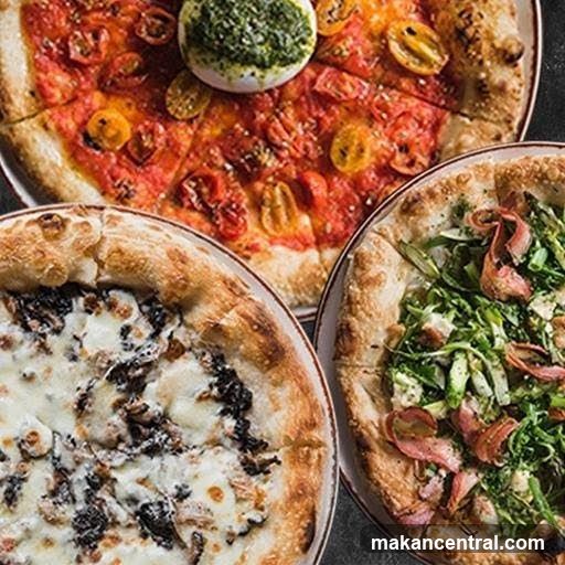 Three Pizzas