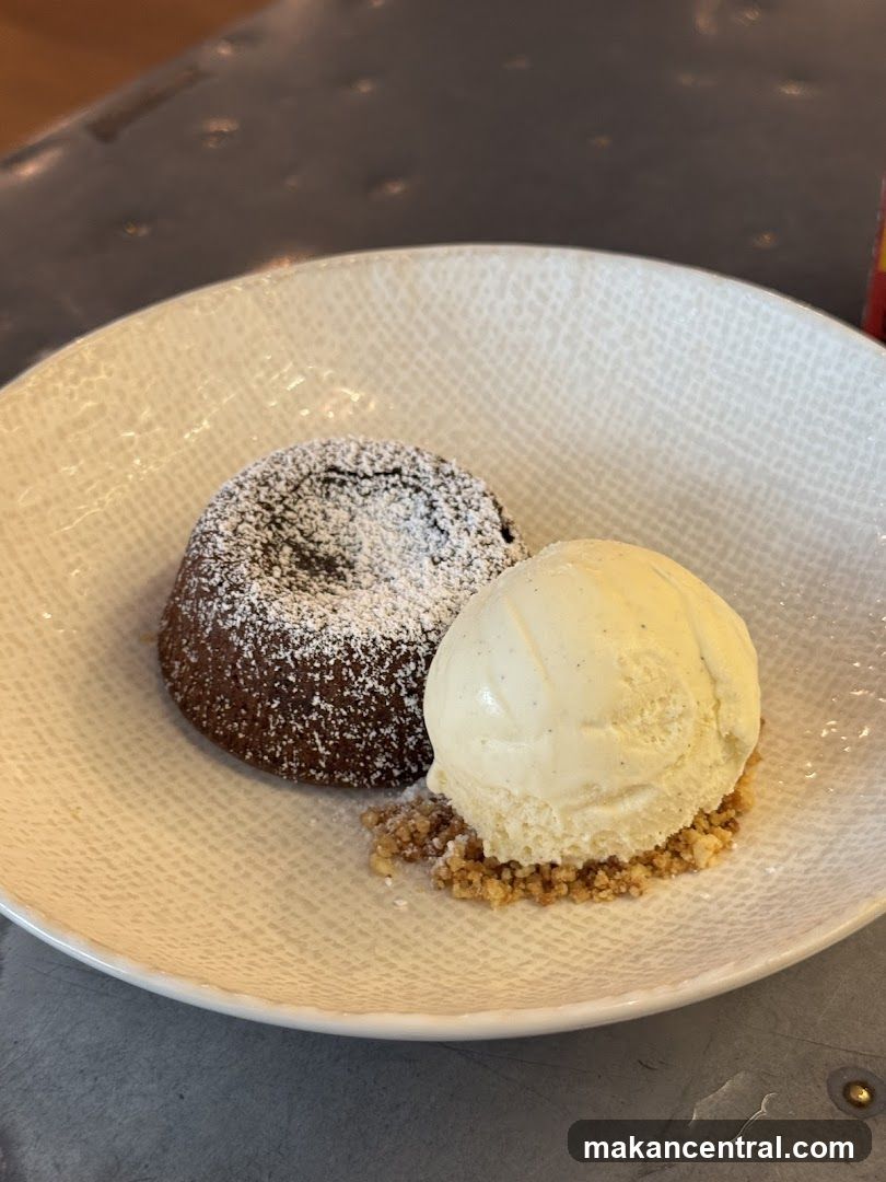 Chocolate Lava Cake with Ice Cream